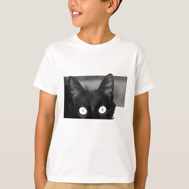 Kat Curiosity T-shirt (Framsida)
