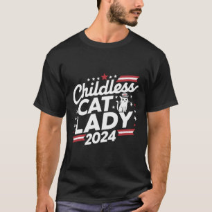 Kat Dam 2024 Förnuftiga politiska val Demokrat T Shirt