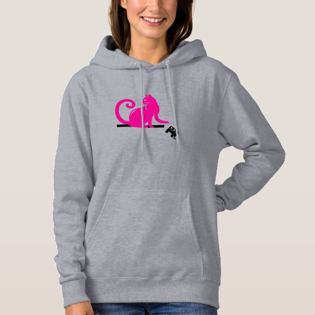 Kat Dam för Kamala! Kamala Harris 24 Shirt T (Framsida)