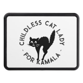 Kat Dam för kamala, lustiga svarta katt Dragkroksskydd