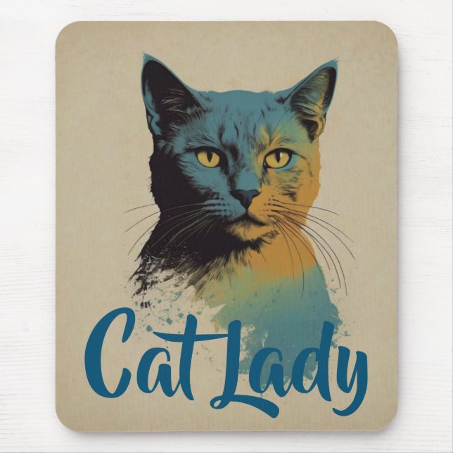 Kat Dam Mouse Pad Musmatta (Framsidan)