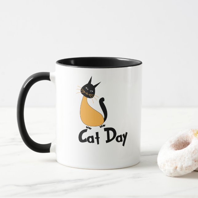 Kat Day Cat Lover Mugg (Med munk)