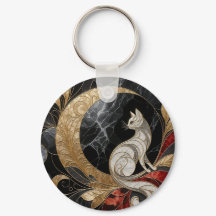 Kat deco-nyckelkedja