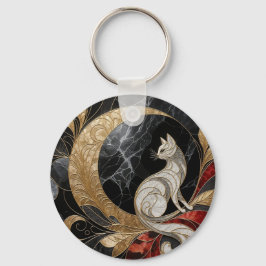 Kat deco-nyckelkedja nyckelring