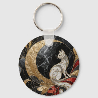 Kat deco-nyckelkedja nyckelring