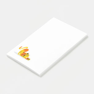Kat efter det att den har skickats post-it block