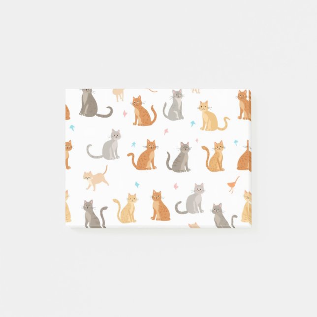 Kat efter-it-anteckning post-it block (Framsida)