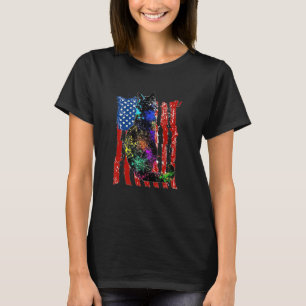 Kat färglös katt t shirt