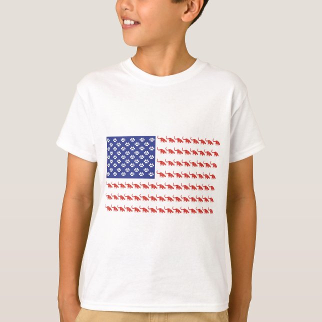 Kat-Flagga-Tee T-shirt (Framsida)