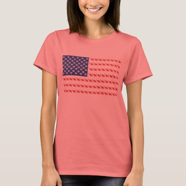 Kat-Flagga-Tee Tee (Framsida)