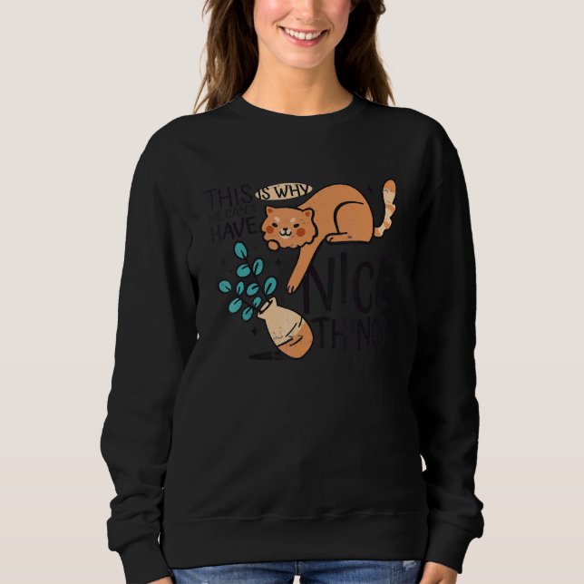 Kat Flower Vas 2 T Shirt (Framsida)