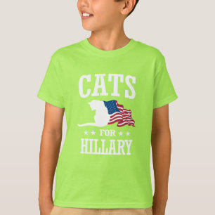 KAT FÖR HILLARY T SHIRT