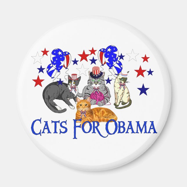 KAT FÖR OBAMA MAGNET (Framsidan)