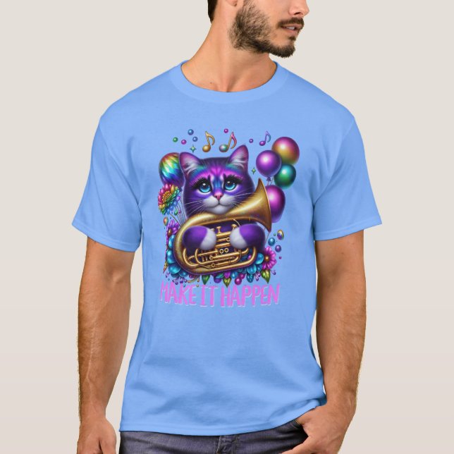 Kat för Psychedelicuba-tejon T Shirt (Framsida)