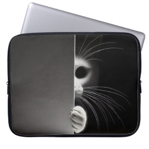 Kat Gömmande i skuggor Laptop Fodral
