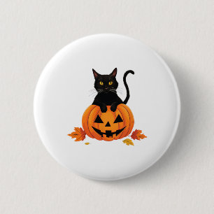 Kat Halloween Pumpkin för kvinnor i Manar Kids 1 Knapp
