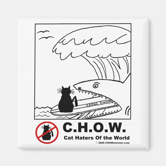 Kat Haters Surfing Magnet (Framsidan)