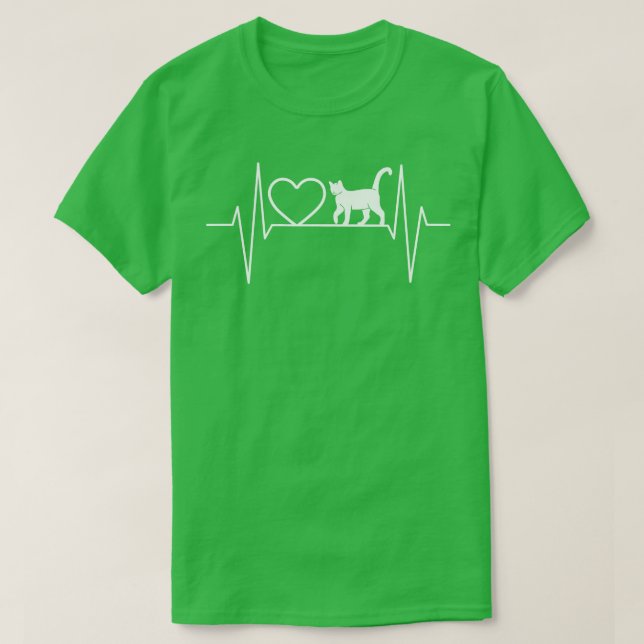 Kat Heartslag 1 T Shirt (Design framsida)
