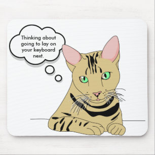 Kat Humor Mouse Pad Musmatta