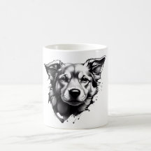 Kat & Hund Designer Kaffe koppar