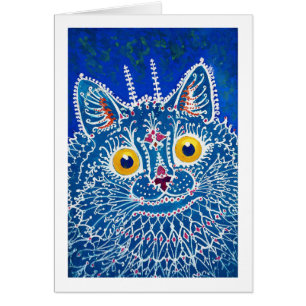 Kat i Gothic Stil, Louis Wain Hälsningskort