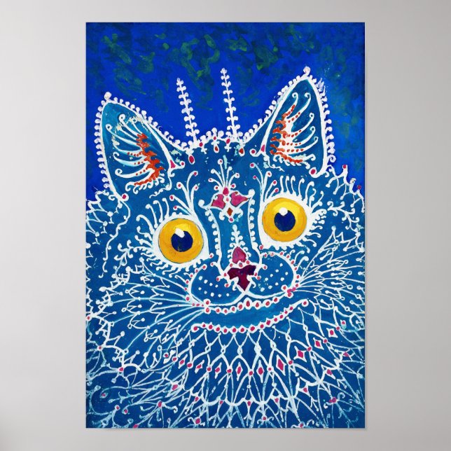 Kat i Gothic Stil, Louis Wain Poster (Framsidan)