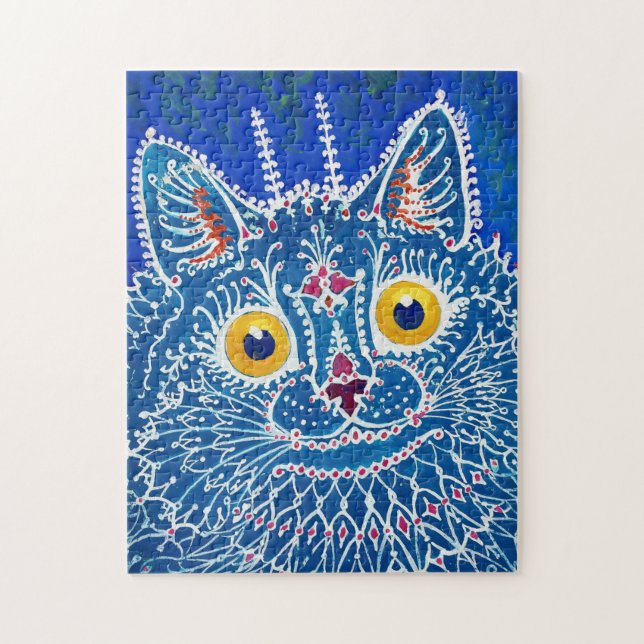Kat i Gothic Stil, Louis Wain Pussel (Vertikal)