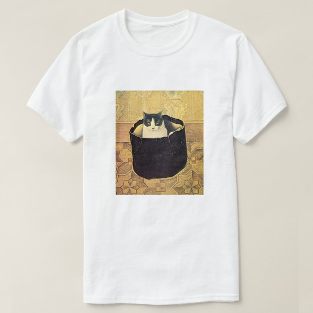 Kat i Hatbox, Solomon Meijer T Shirt (Design framsida)