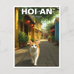 Kat i Hoi och Vietnam Travel Vykort
