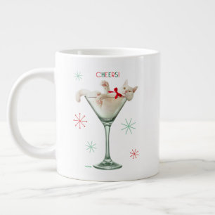 Kat i Martini-glas Jumbo Mugg