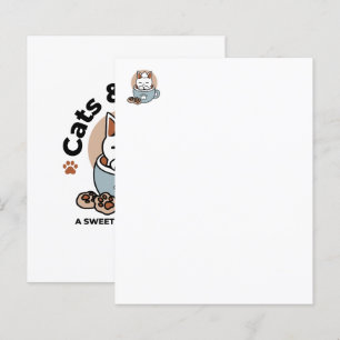 Kat i Mugg Helgdag Design - Katt och kakao
