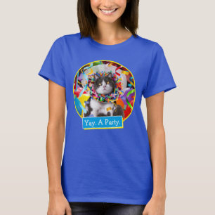 Kat i Party Cone T Shirt