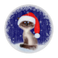 Kat i Santa Hat