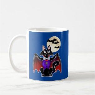 Kat i vampyrkostymen kaffemugg