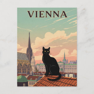 Kat i Wien Österrikes resor Vykort