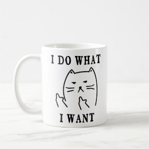 Kat jag gör vad jag vill kaffemugg