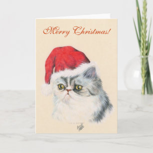 Kat jul helgkort