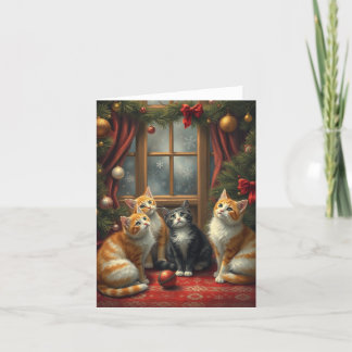 Kat jul helgkort