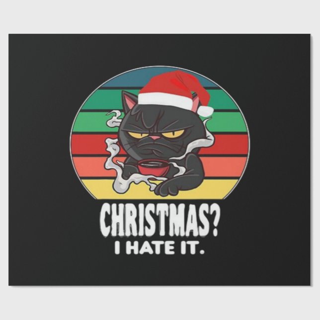 Kat jul presentpapper (Platt)