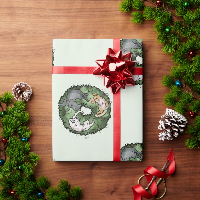 Kat jul presentpapper (Julgåva)