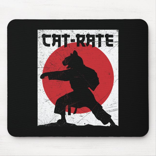 Kat Karate Gift för martialkonst Ki Musmatta (Framsidan)