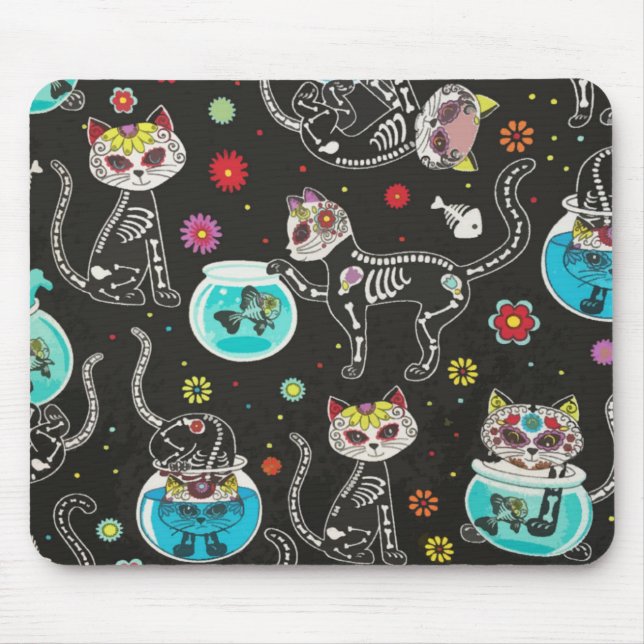 Kat Kitten ansikte Mask-sällskapsdjur mamma kattun Musmatta (Framsidan)