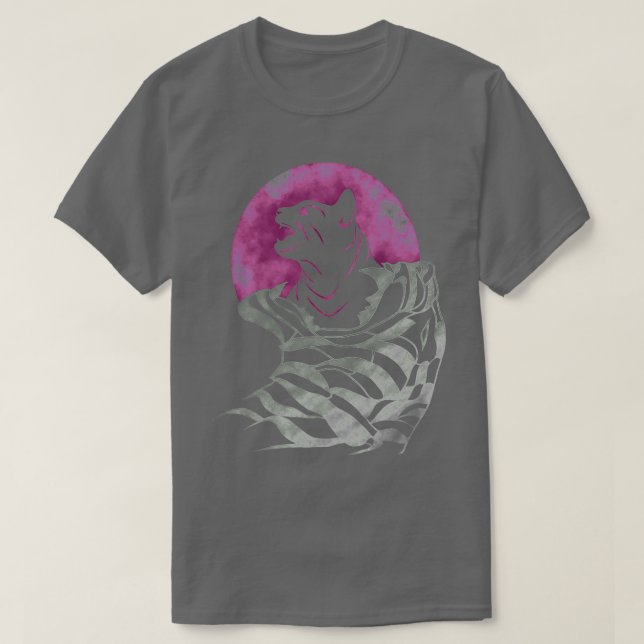 Kat kontra tiger t shirt (Design framsida)