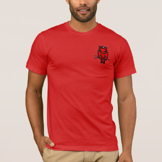 Kåt lite röd djävulen t-shirt