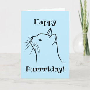 Kat lover Birthday Kort