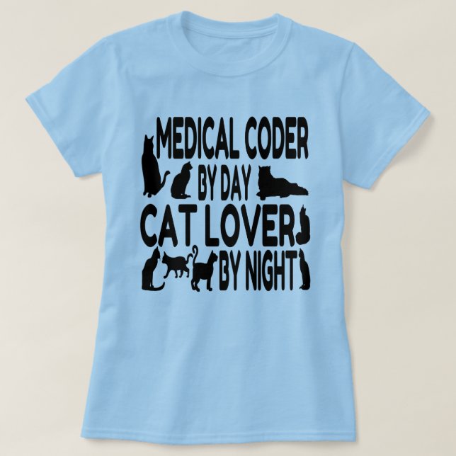 Kat Lover Medical Coder Tröja (Design framsida)