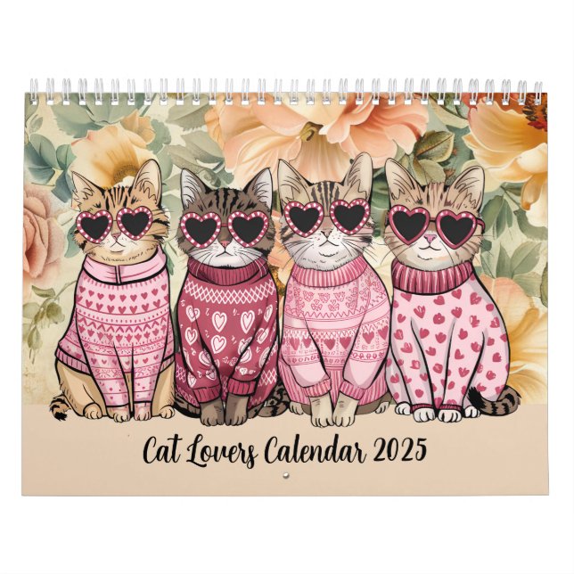 Kat Lovers Calendar Kalender (Omslag)