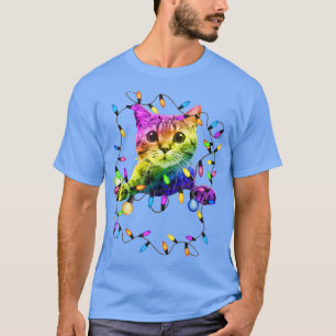 Kat Lovers julljus till jul T Shirt