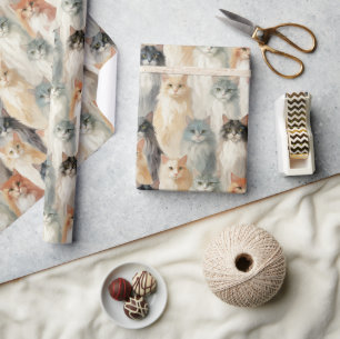 Kat Lovers-papper för gift Presentpapper