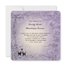 Kat Lovers Square Ornate Lavender Vintage bröllop